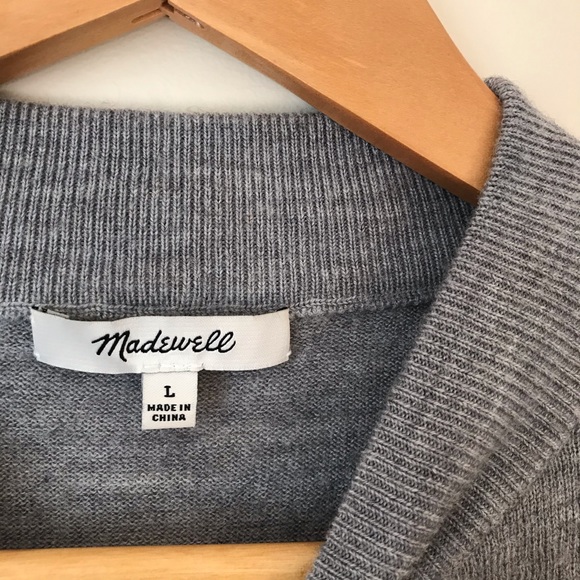 Madewell | Mock Neck Boxy Pullover | L - Picture 4 of 6